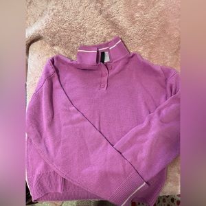 pink collared sweater ☆